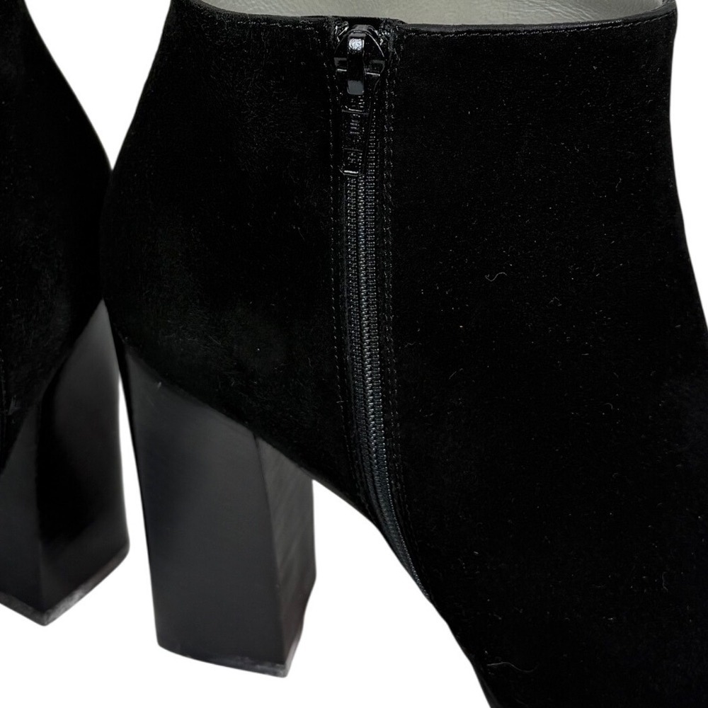 PRADA Black Suede Booties, Size 8 - Picture 7 of 15